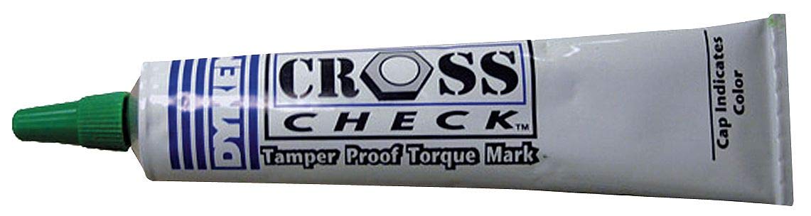 Dykem 83315 Cross Check Torque Seal Tamper-Proof Indicator Paste Green 1oz Tube