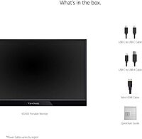 VIEWSONIC IPS Monitor with USB-C Power Delivery