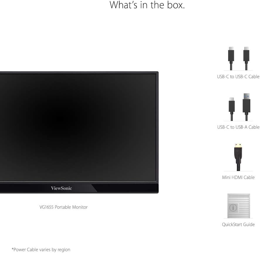 VIEWSONIC IPS Monitor with USB-C Power Delivery