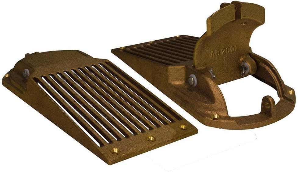 GROCO Bronze Slotted Hull Scoop Strainer w/Access Door f/Up to 1-1/4" Thru Hull