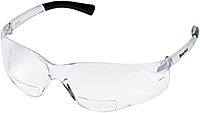 Magnifying Safety Glasses: 1.50, Clear Lenses, Scratch-Resistant, ANSI Z87.1+