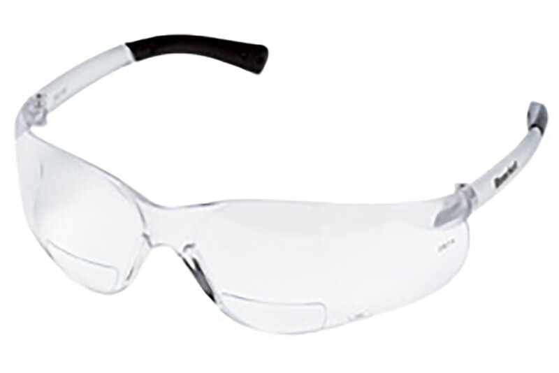 Magnifying Safety Glasses: 1.50, Clear Lenses, Scratch-Resistant, ANSI Z87.1+