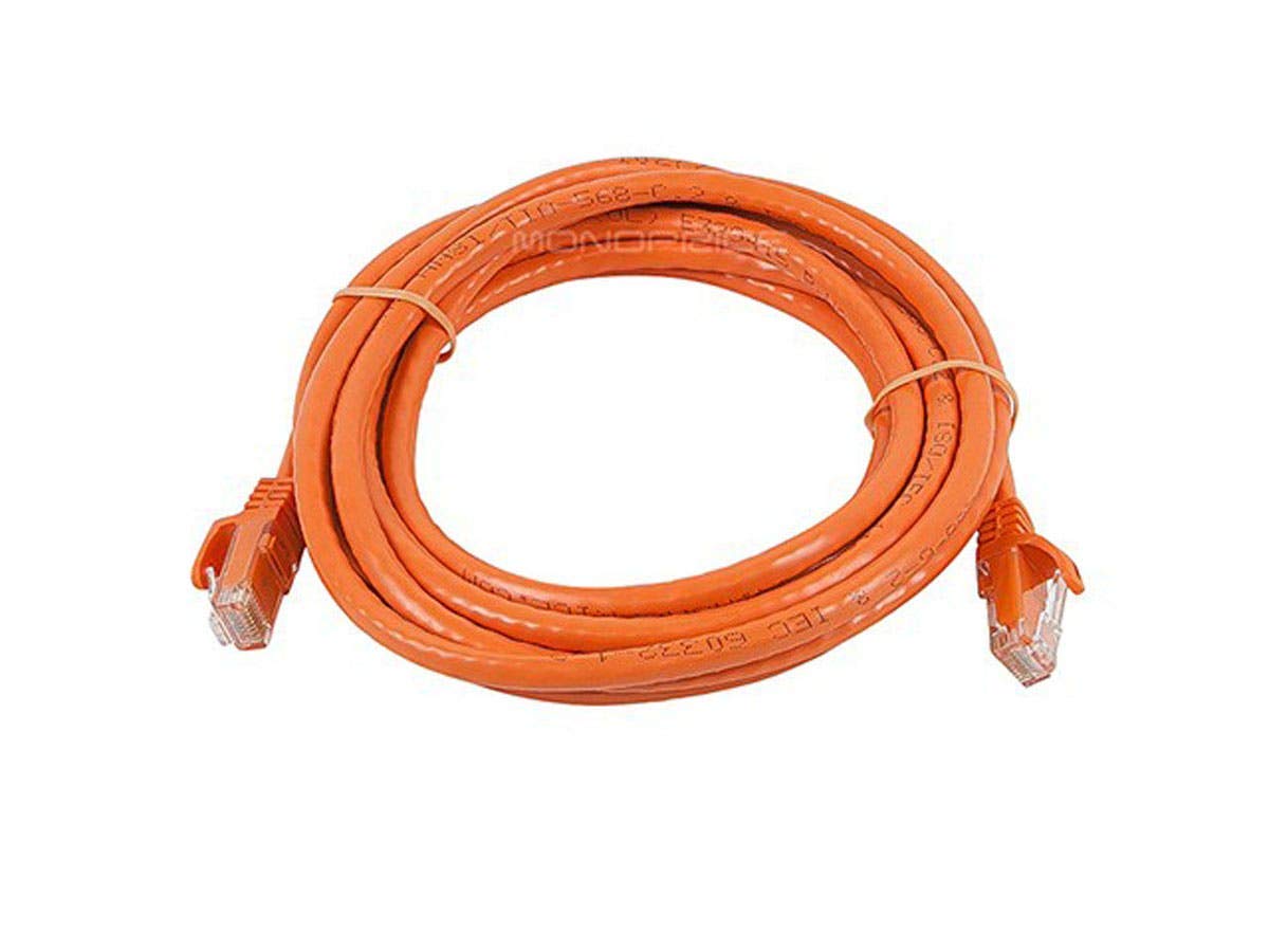 Monoprice Cat6 Flexboot Ethernet Patch Cable UTP 24AWG 550MHz Snagless RJ45