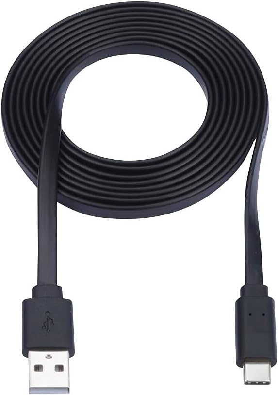 Tripp Lite USB-A to USB-C Cable, Flat Cable Design, USB 2.0, Thunderbolt 3 Compatible Sync and Charge, M/M 6 ft (U038-006-FL)