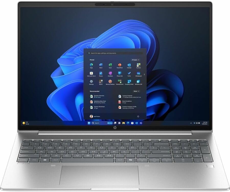 HP ProBook 4 G1i 16" Notebook - WUXGA - Intel Core Ultra 7 255U - 16 GB - 512 GB SSD - English Keyboard - Pike Silver