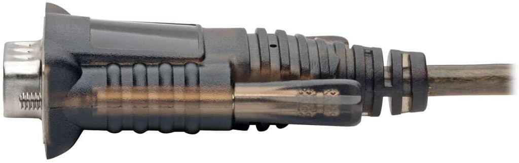 Tripp Lite RS232 to USB Adapter Cable with COM Retention (USB-A to DB9 M/M), FTDI, 5 ft. - First End: 1x Type A Male USB - U209005COM