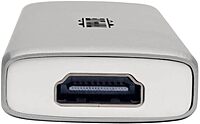 Tripp Lite USB C Docking Station w/ USB-A Hub, HDMI, Micro SD, PD Charging 4k @ 30Hz Thunderbolt 3 Silver (U442-DOCK10-S)