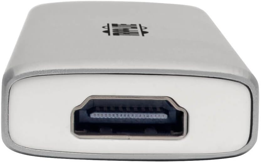 Tripp Lite USB C Docking Station w/ USB-A Hub, HDMI, Micro SD, PD Charging 4k @ 30Hz Thunderbolt 3 Silver (U442-DOCK10-S)