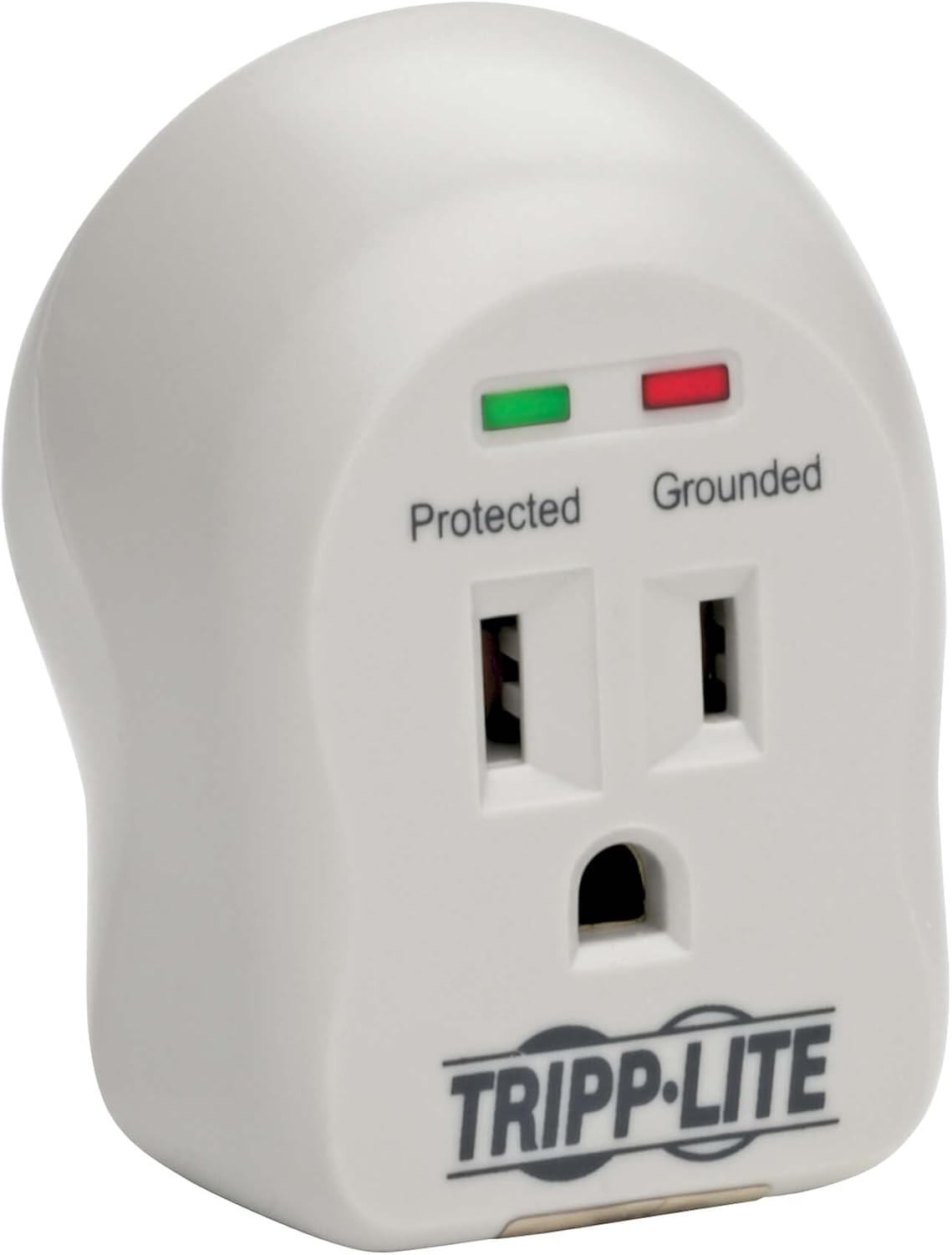 Tripp Lite 1 Outlet Portable Surge Protector Power Strip, Direct Plug In, $5,000 Insurance (SPIKECUBE) Standard