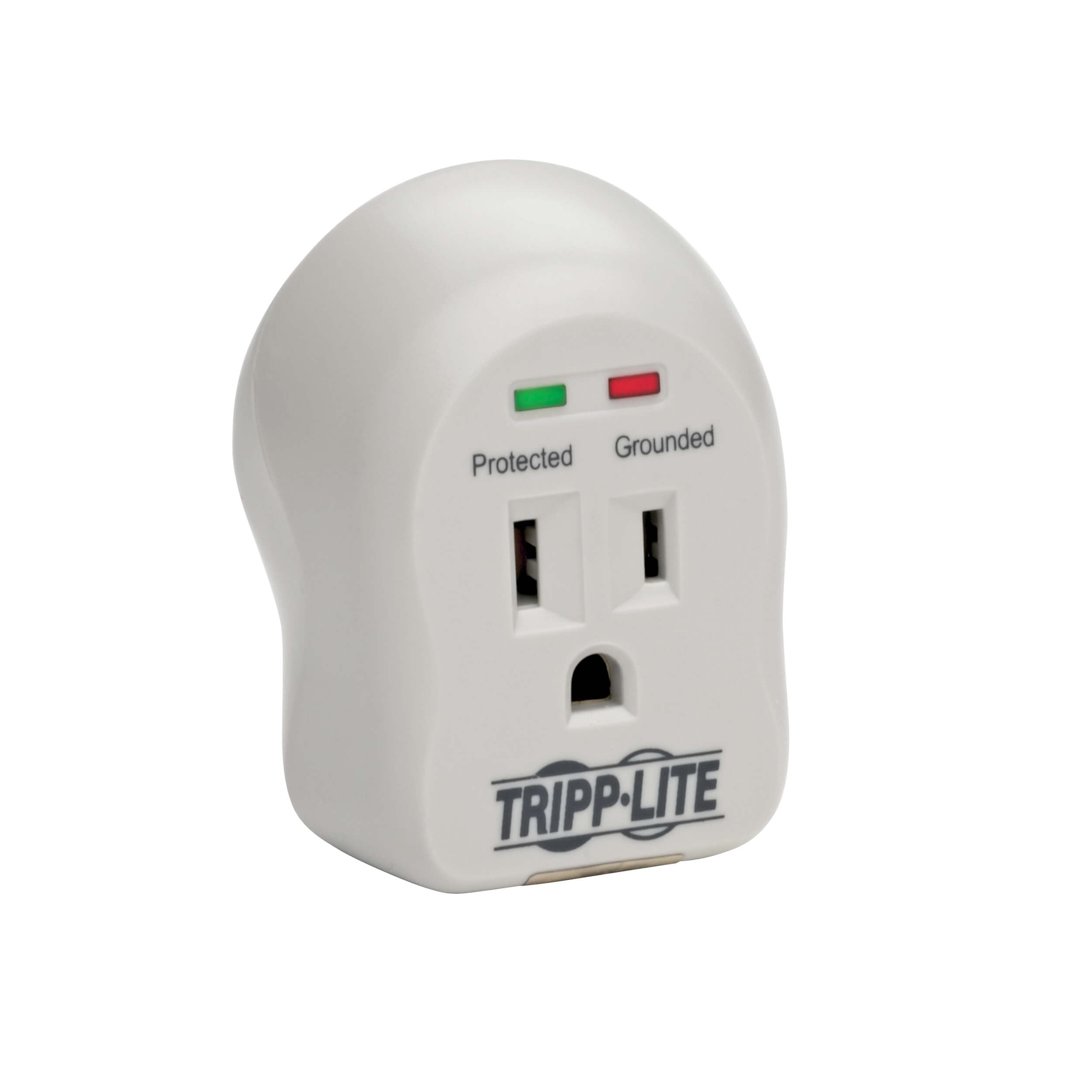 Tripp Lite 1 Outlet Portable Surge Protector Power Strip, Direct Plug In, $5,000 Insurance (SPIKECUBE) Standard