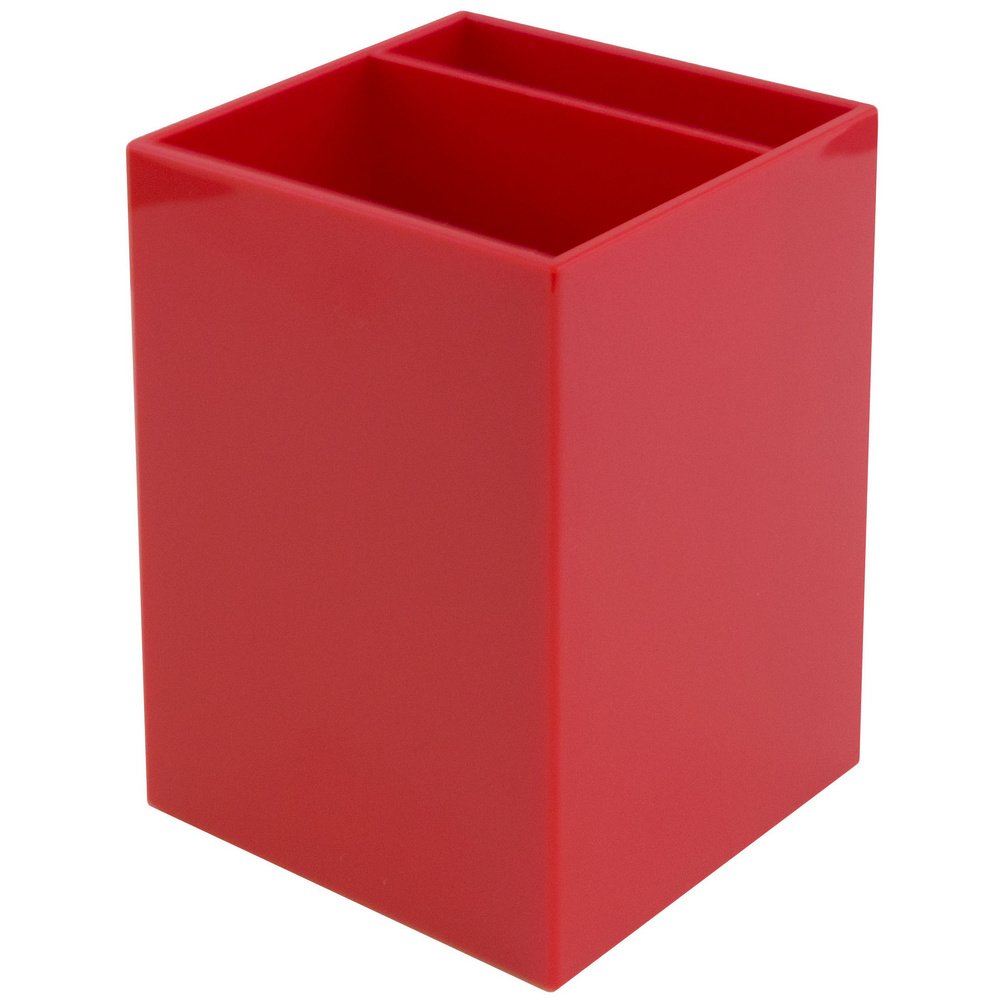 JAM PAPER Plastic Pen Holder - Desktop Pencil Cup