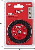 MILWAUKEE 9in. X 3/32in. X 7/8in. Metal Cut-Off