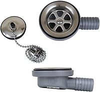 Scandvik Low Profile Drain Stopper - 1" Outlet