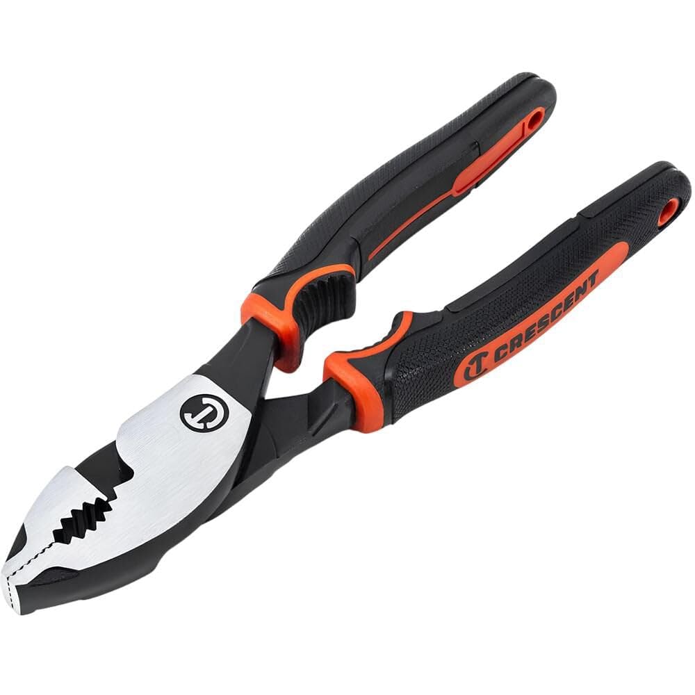 Crescent Z2 Dual Material Slip Joint Pliers - Cushion Grip Wire Cutter Hand Tool for Home Improvement & Repair - 6" - HTZ26CG