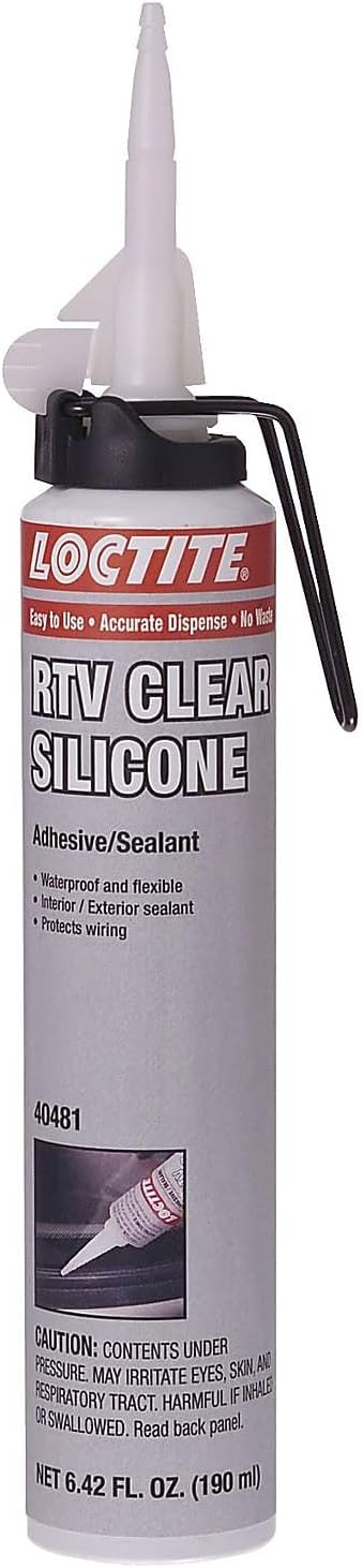 Loctite 40481 Silicone Adhesive/Sealant, 190 ml 190 ml, 1 Pack
