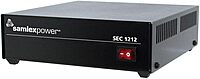 Samlex SEC-1212 Desktop Switching Power Supply Input: 120 VAC, Output: 13.8 VDC, 10 Amps UL Approved