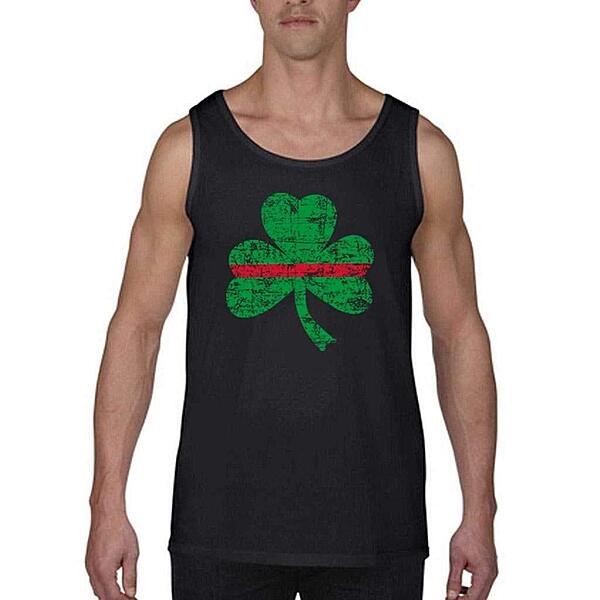 Thin Red Line St. Patrick's Day Tank - THIN BLUE LINE USA
