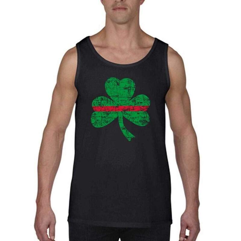 Thin Red Line St. Patrick's Day Tank - THIN BLUE LINE USA