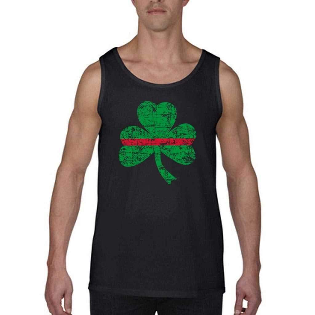 Thin Red Line St. Patrick's Day Tank - THIN BLUE LINE USA