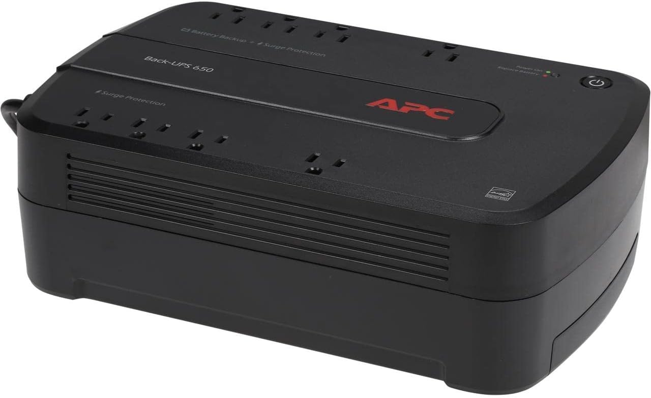 APC Back-UPS Battery Backup and Surge Protector UPS