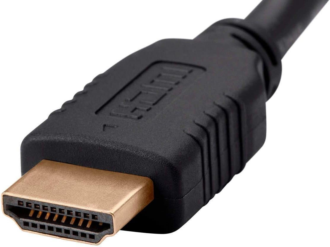 Monoprice 4K High Speed HDMI Cable - HDMI 2.0, 4K@60Hz, HDR, HDR10, Dolby Vision, 18Gbps, YUV 4:4:4, 28AWG - 6 Feet, Black