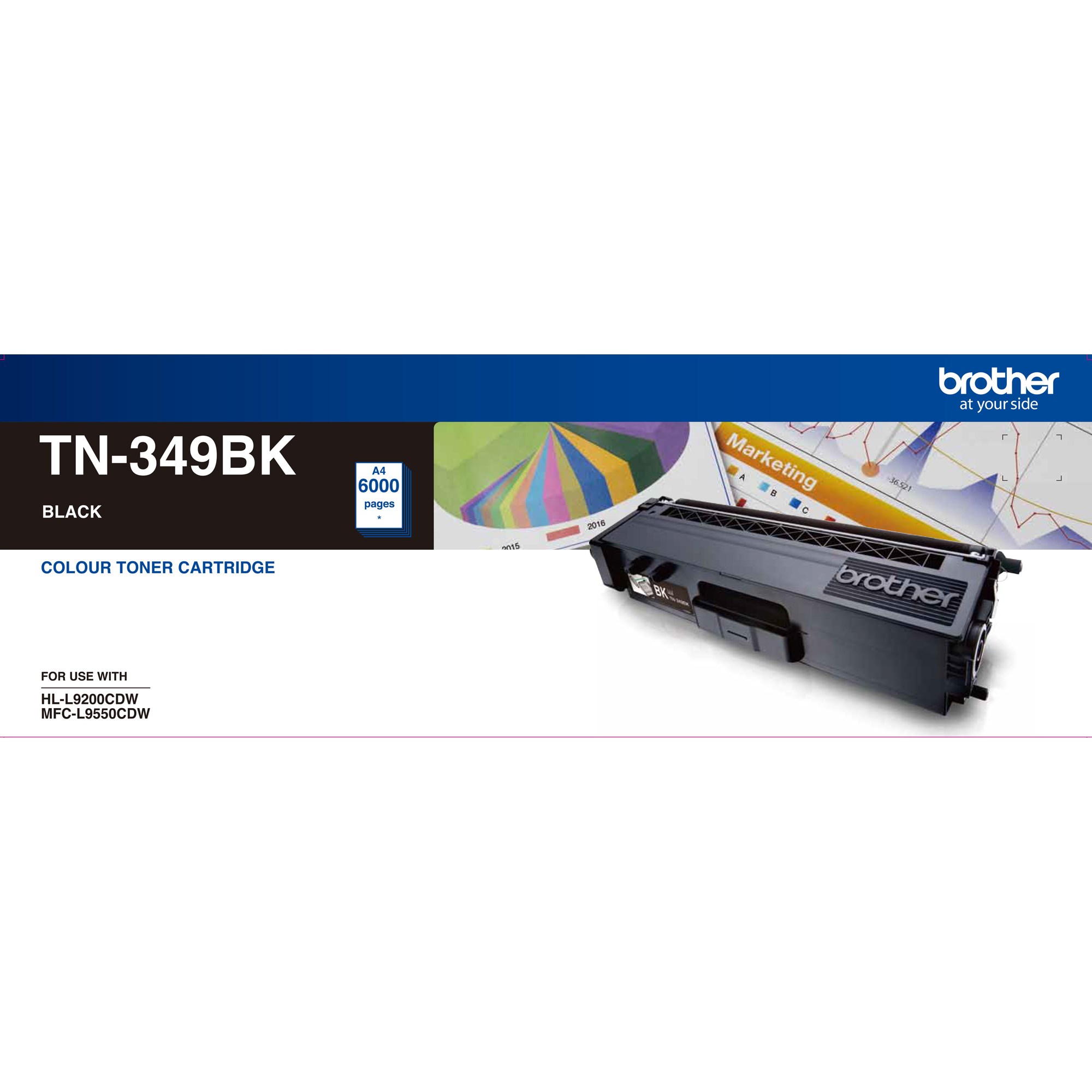Brother TN-349BK Toner Cartridge Super High Yield Black