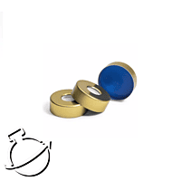 Headspace magnetic crimp cap SPME, PTFE/Si, micro center, 20 mm, 100/pk