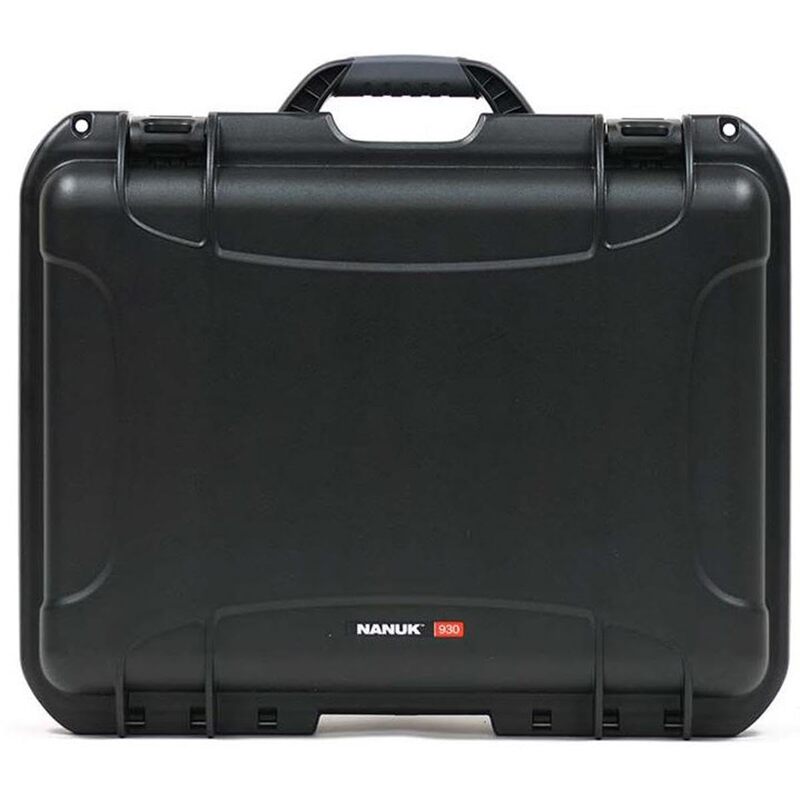 NANUK Large Series 930 Lightweight NK-7 Resin Waterproof Case with Cubed Foam, Black Black Cubed Foam