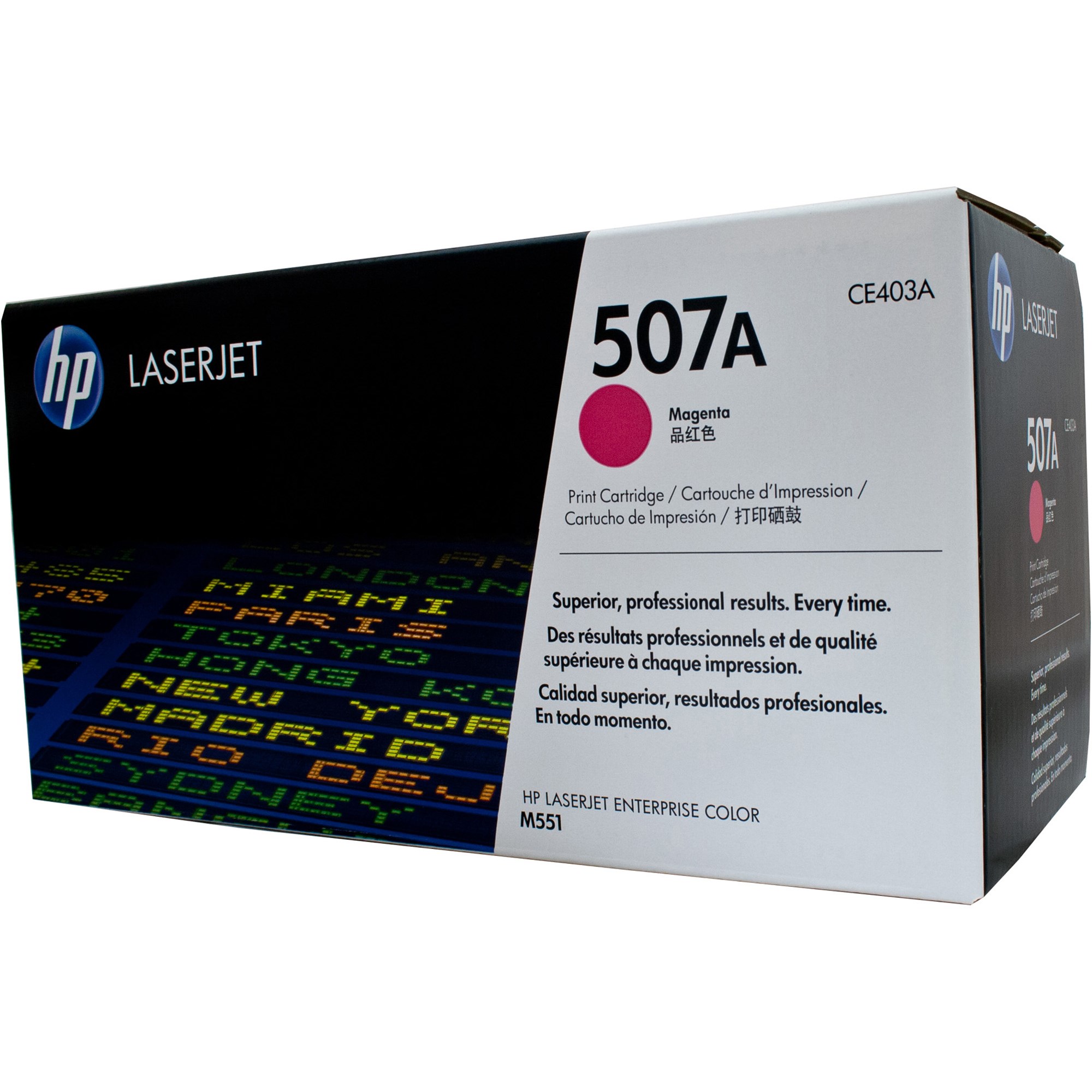HP 507A LaserJet Toner Cartridge Magenta CE403A
