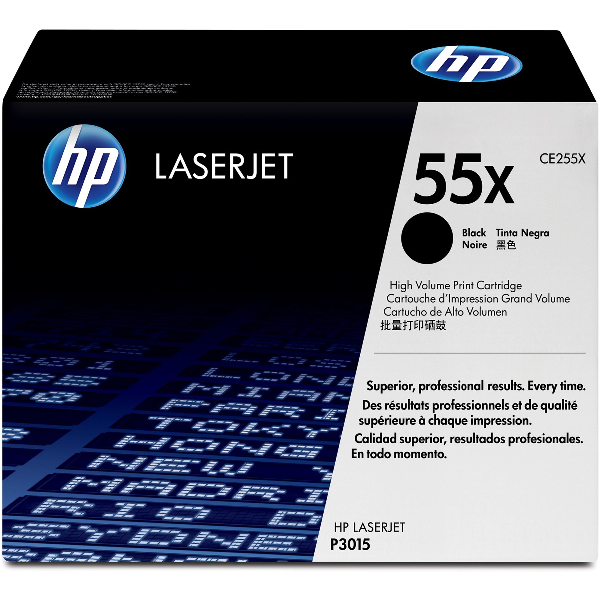 HP 55X LaserJet Toner Cartridge High Yield Black CE255X