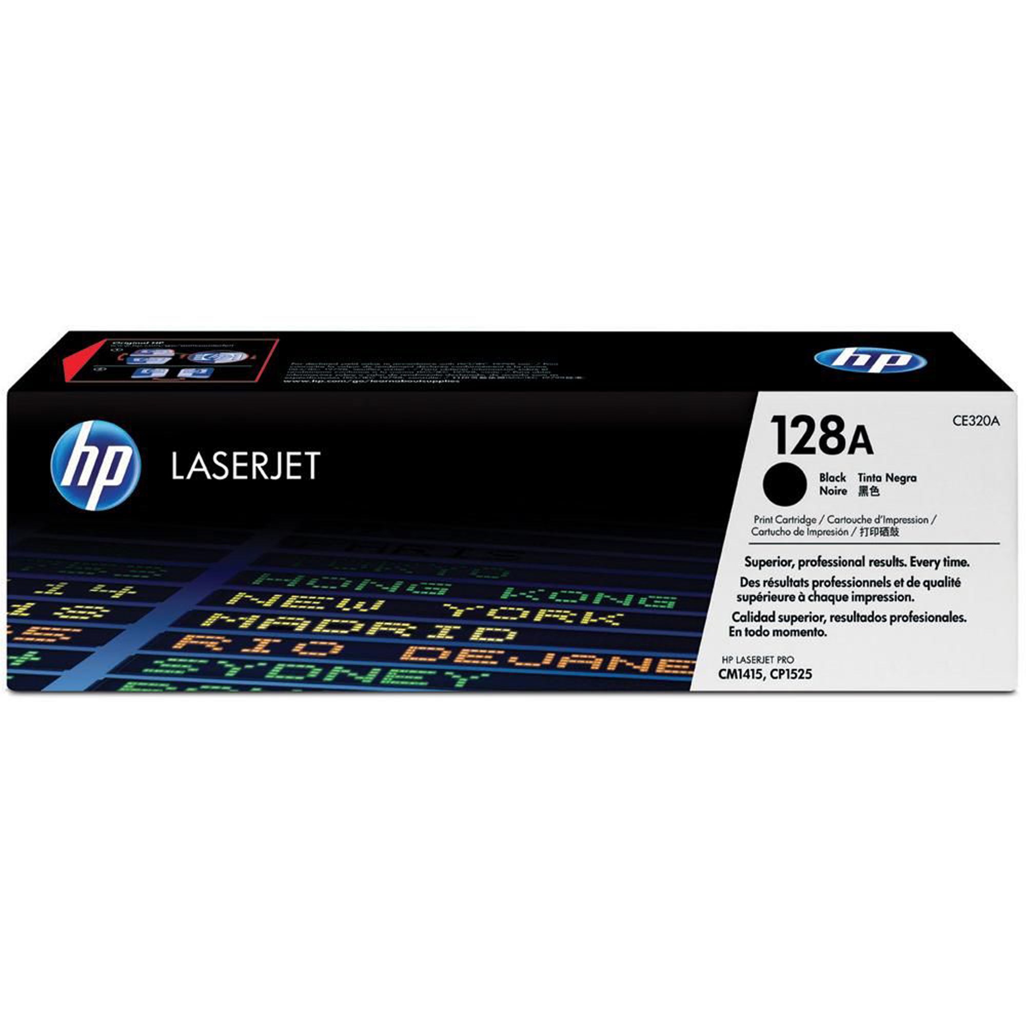 HP 128A LaserJet Toner Cartridge Black CE320A