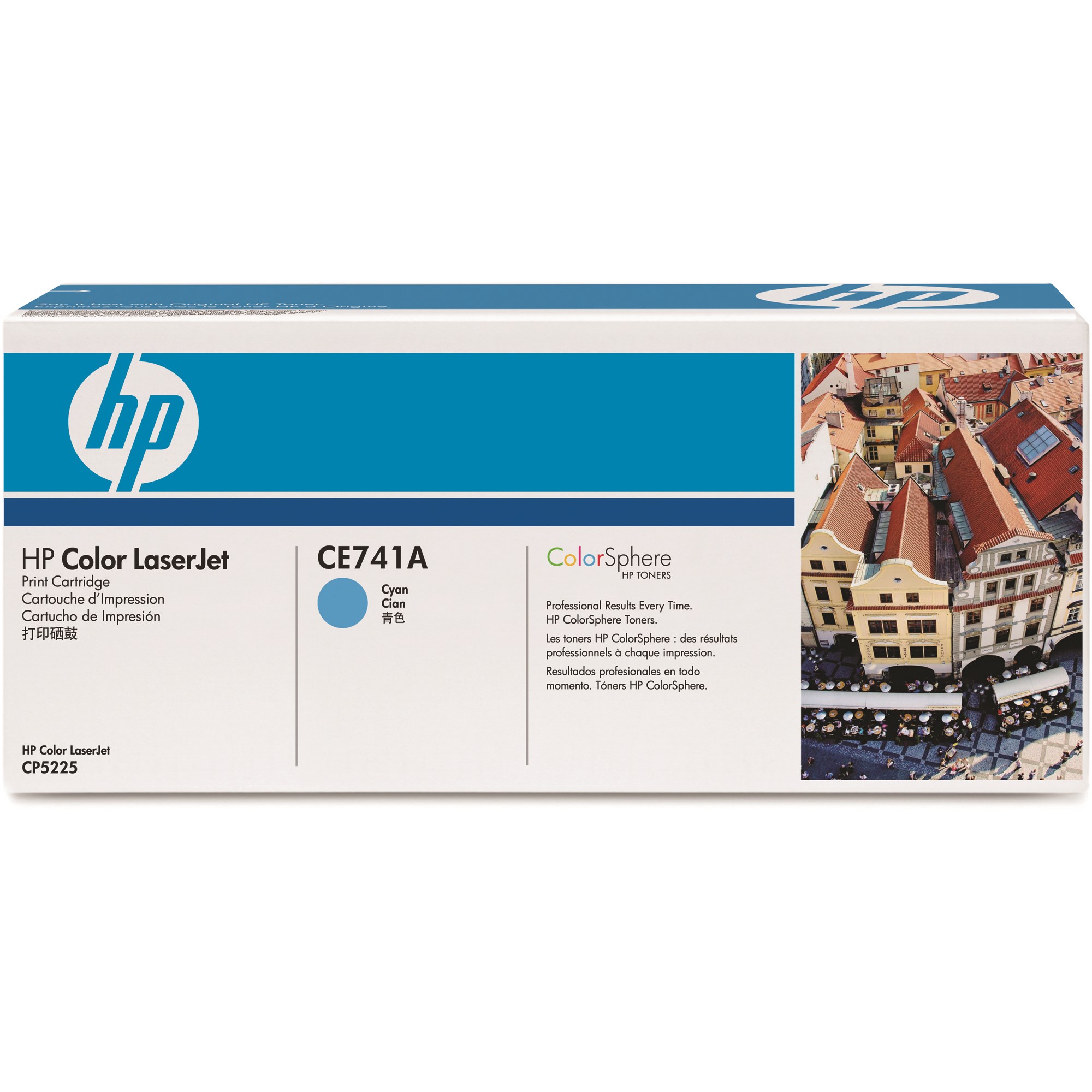 HP 307A LaserJet Toner Cartridge Cyan CE741A