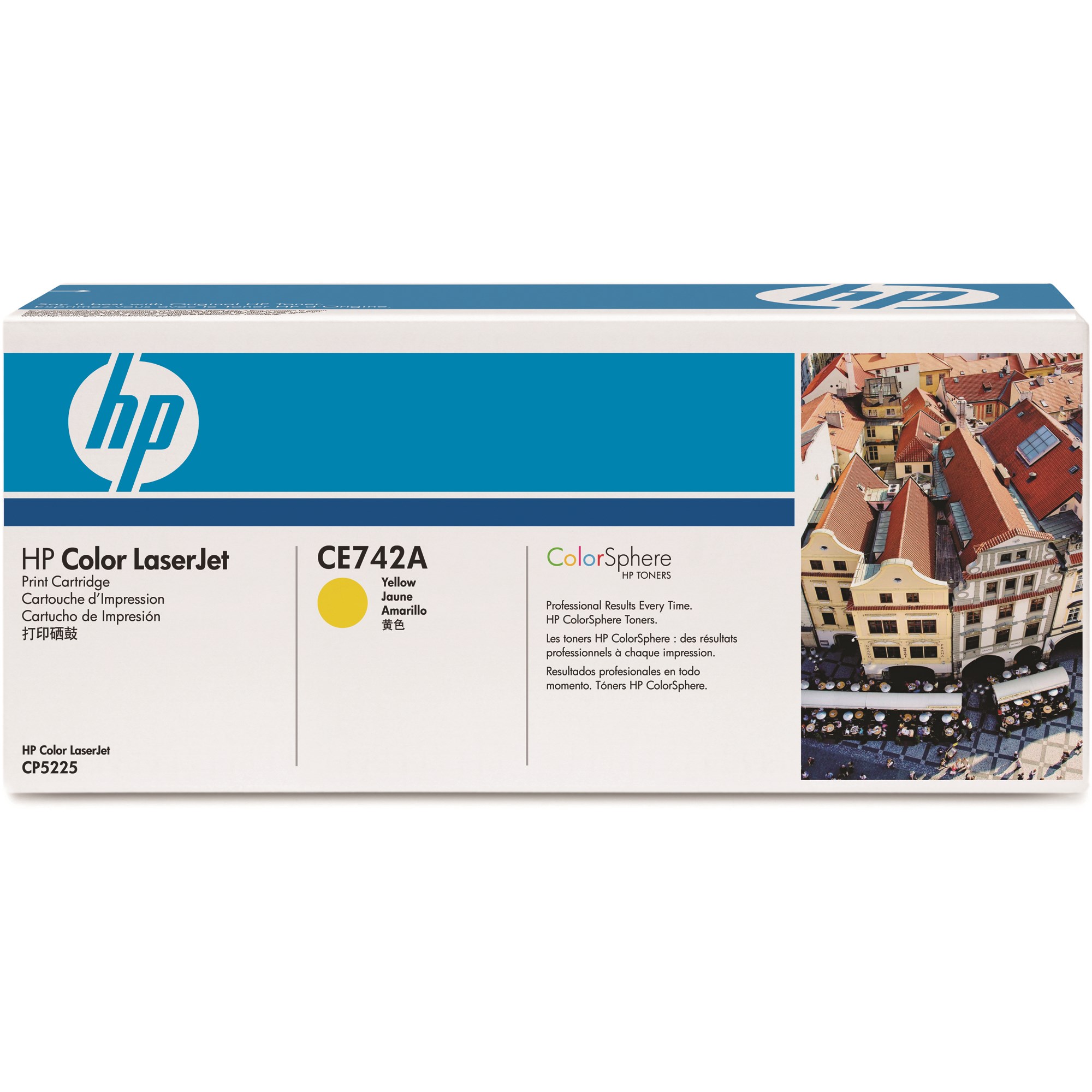 HP 307A LaserJet Toner Cartridge Yellow CE742A