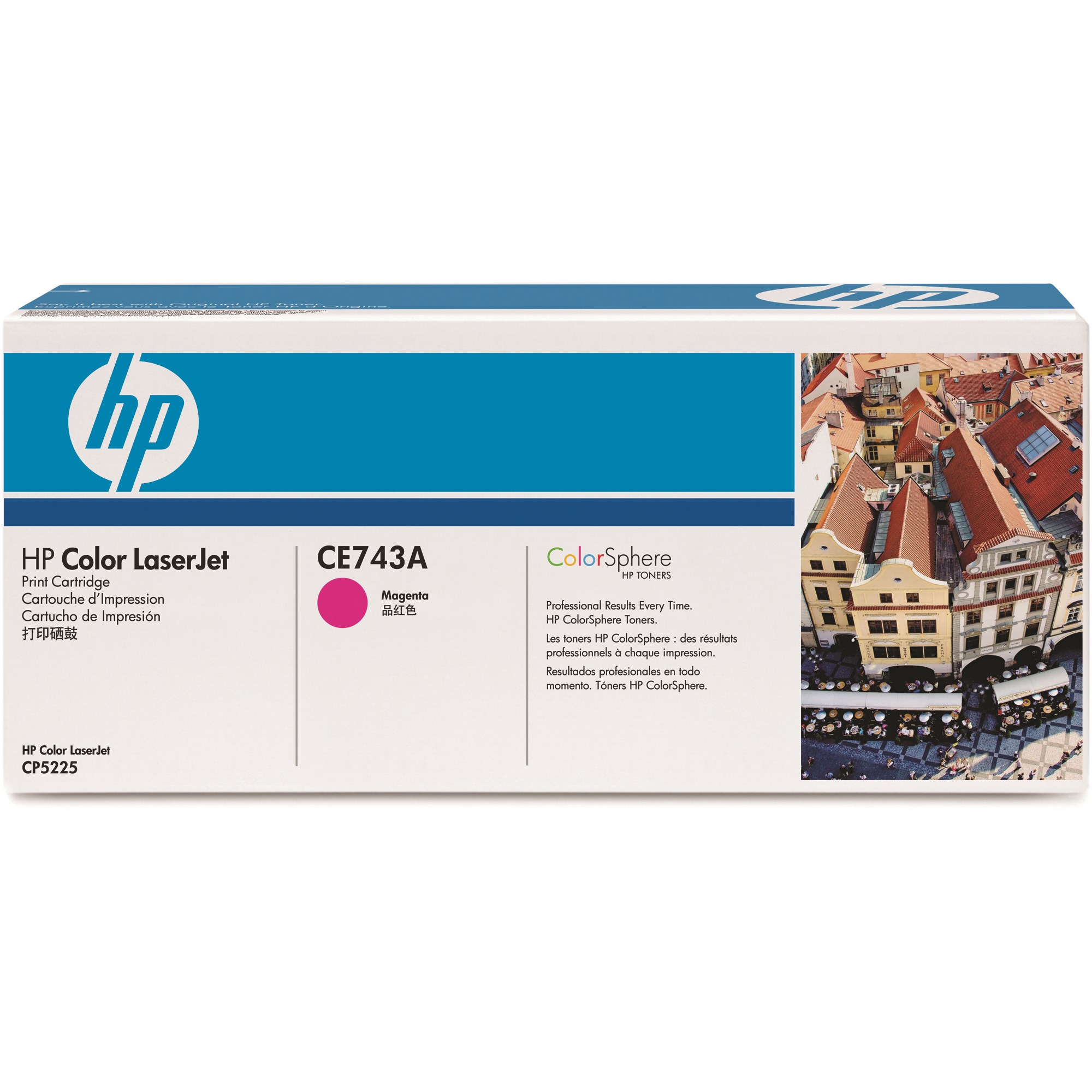 HP 307A LaserJet Toner Cartridge Magenta CE743A