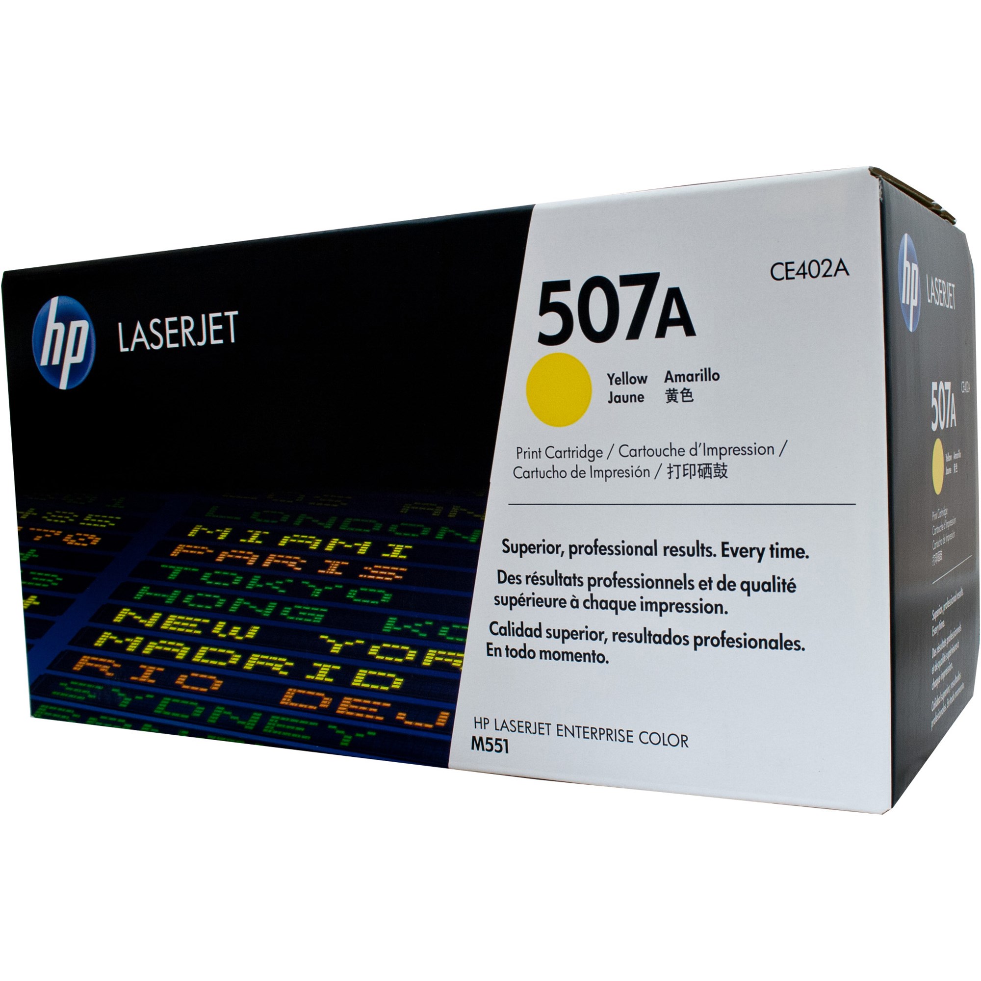 HP 507A LaserJet Toner Cartridge Yellow CE402A