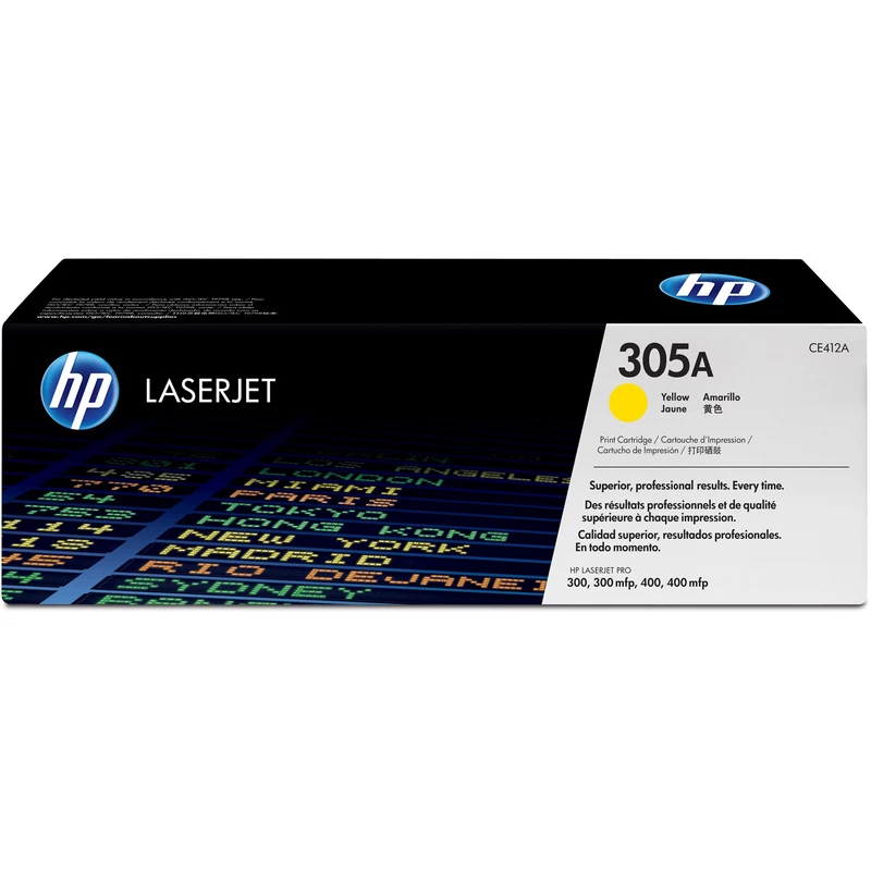 HP 305A LaserJet Toner Cartridge Yellow CE412A