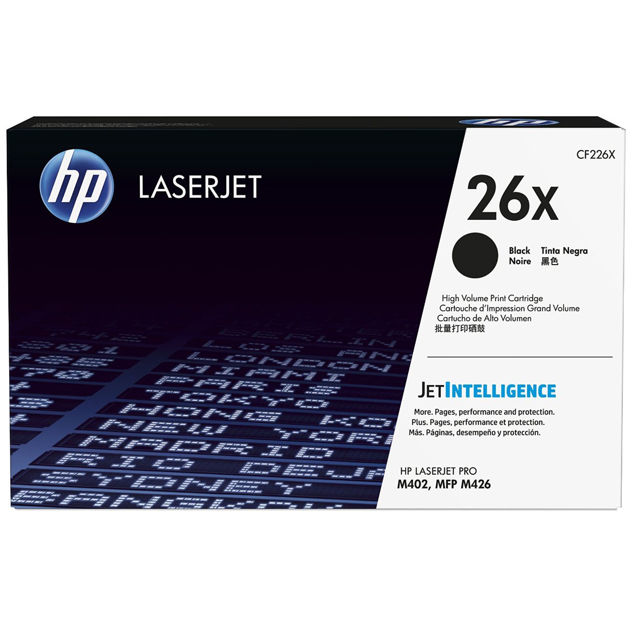 HP 26X LaserJet Toner Cartridge High Yield Black CF226X