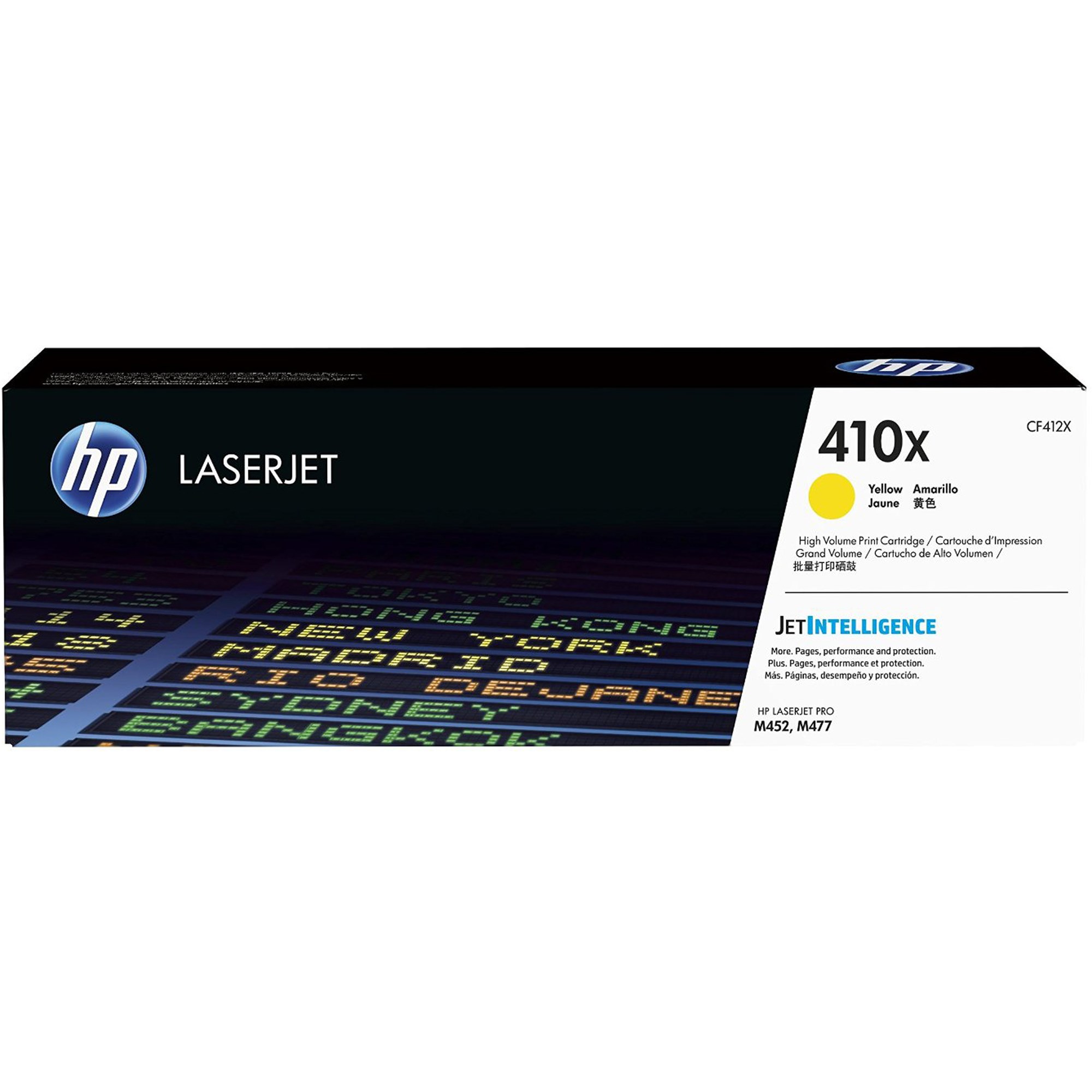HP 410X LaserJet Toner Cartridge High Yield Yellow CF412X