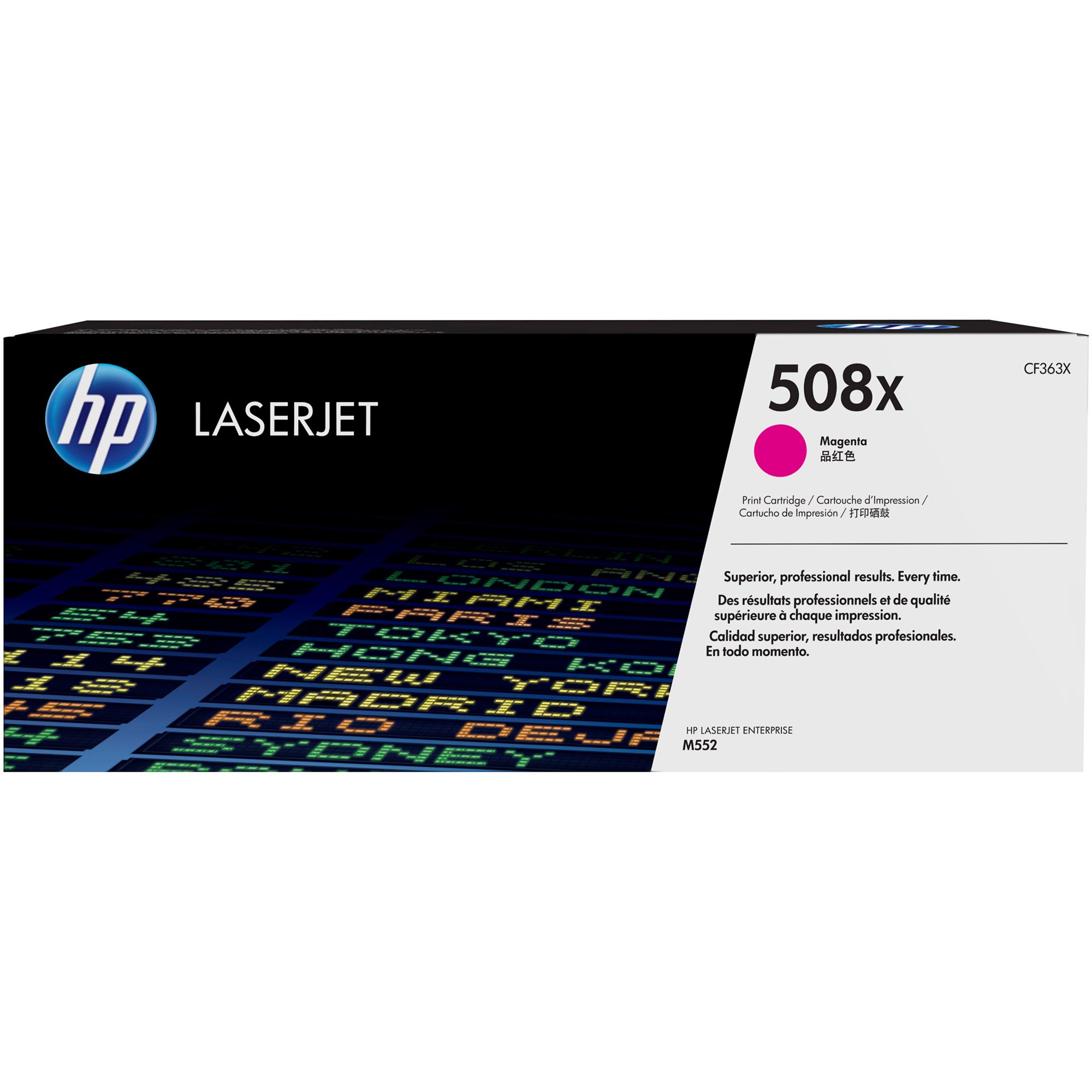 HP CF363X 508X Toner Cartridge High Yield Magenta