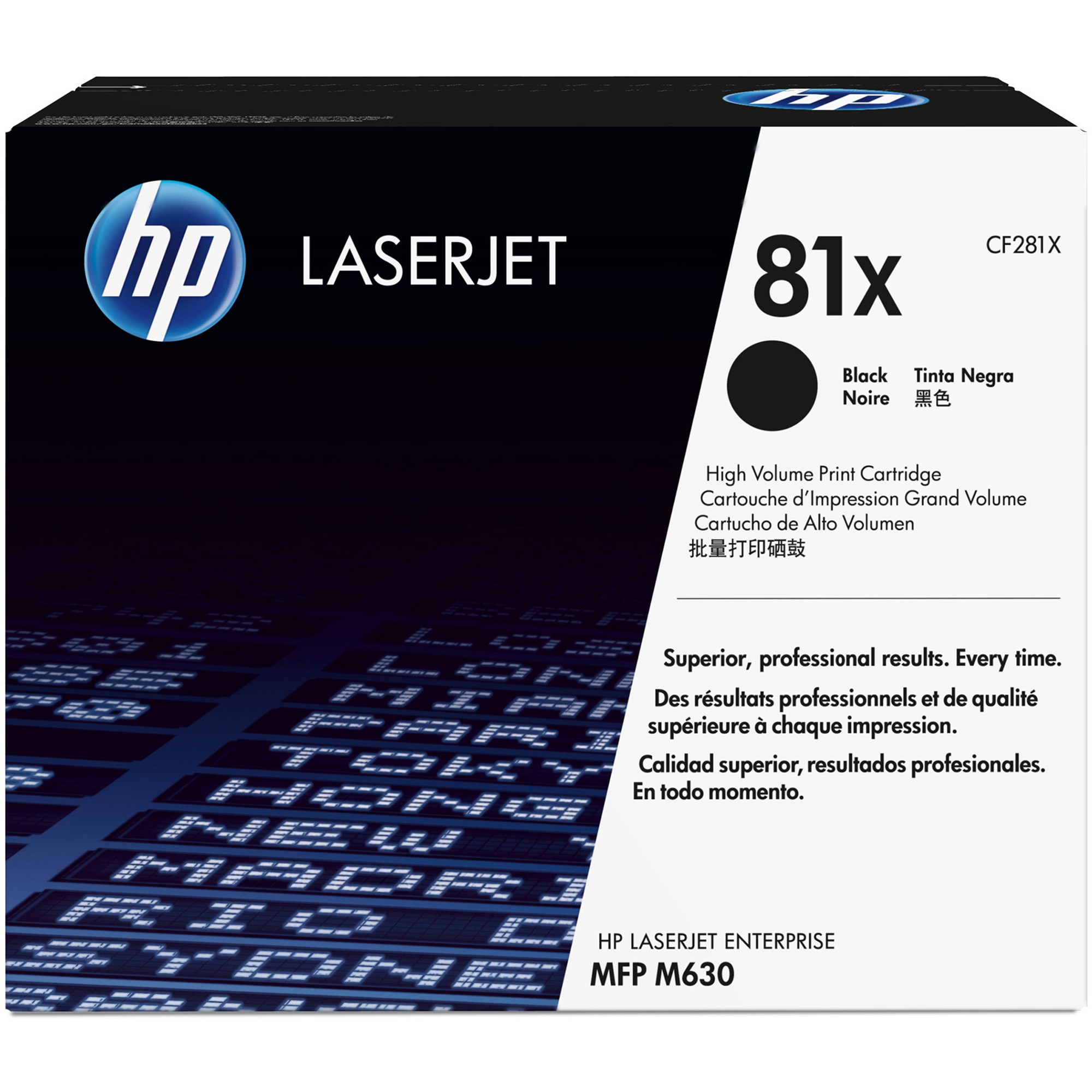 HP 81X LaserJet Toner Cartridge High Yield Black CF281X