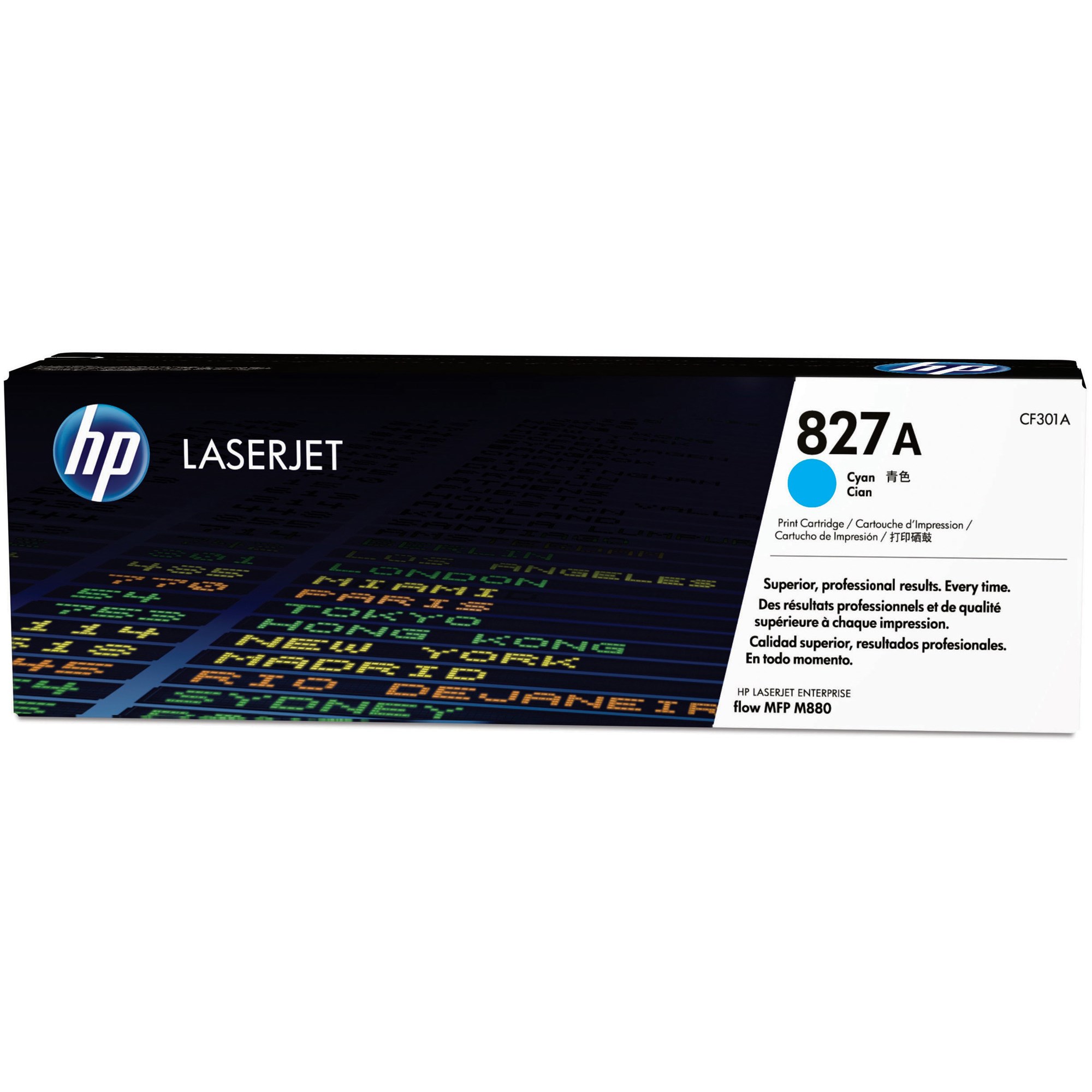 HP 827A LaserJet Toner Cartridge Cyan CF301A