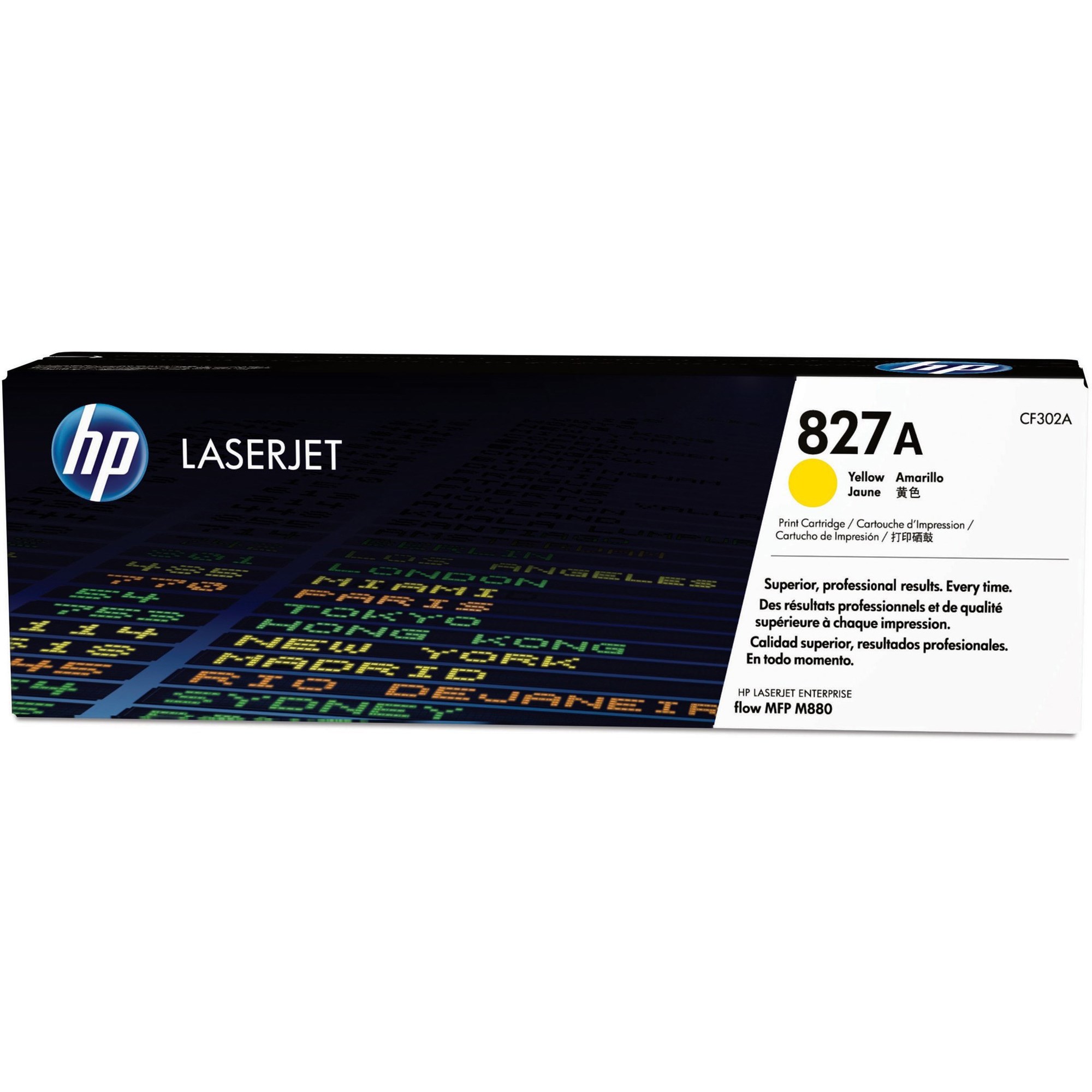 HP 827A LaserJet Toner Cartridge Yellow CF302A