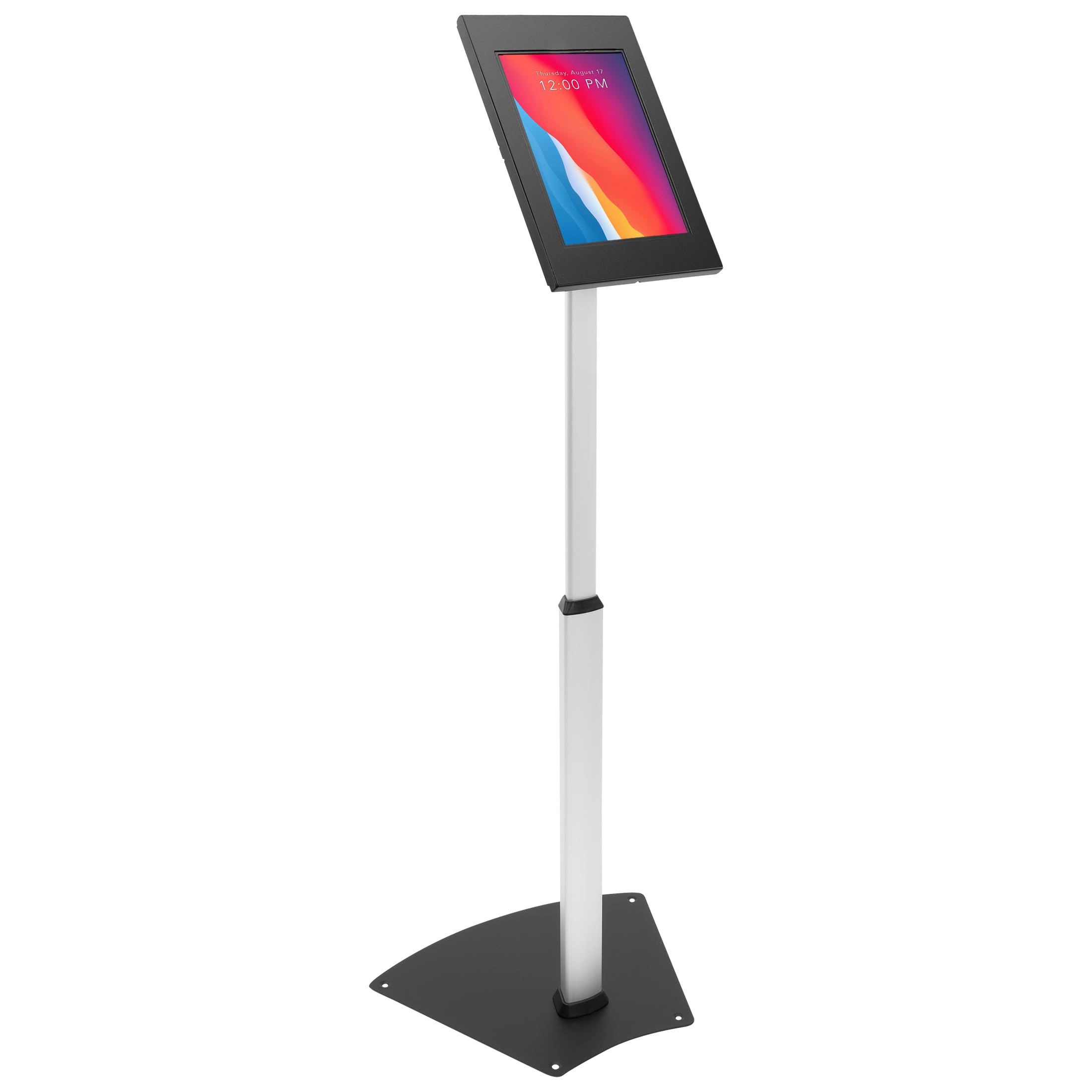 Mount-It! Anti-Theft Tablet Kiosk Floor Stand Compatible with iPad 10, 9, 8, Pro 11, 10.5, Air 10.5