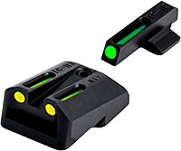 TRUGLO TFO Tritium & Fiber-Optic Handgun Sight Set for 1911