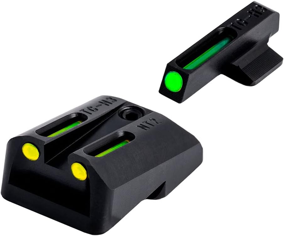 TRUGLO TFO Tritium & Fiber-Optic Handgun Sight Set for 1911