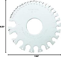 General Tools 21 US Standard Sheet Metal Round Gage