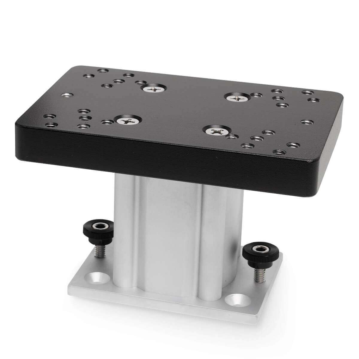 Cannon Aluminum Fixed Base Downrigger Pedestal - 4"