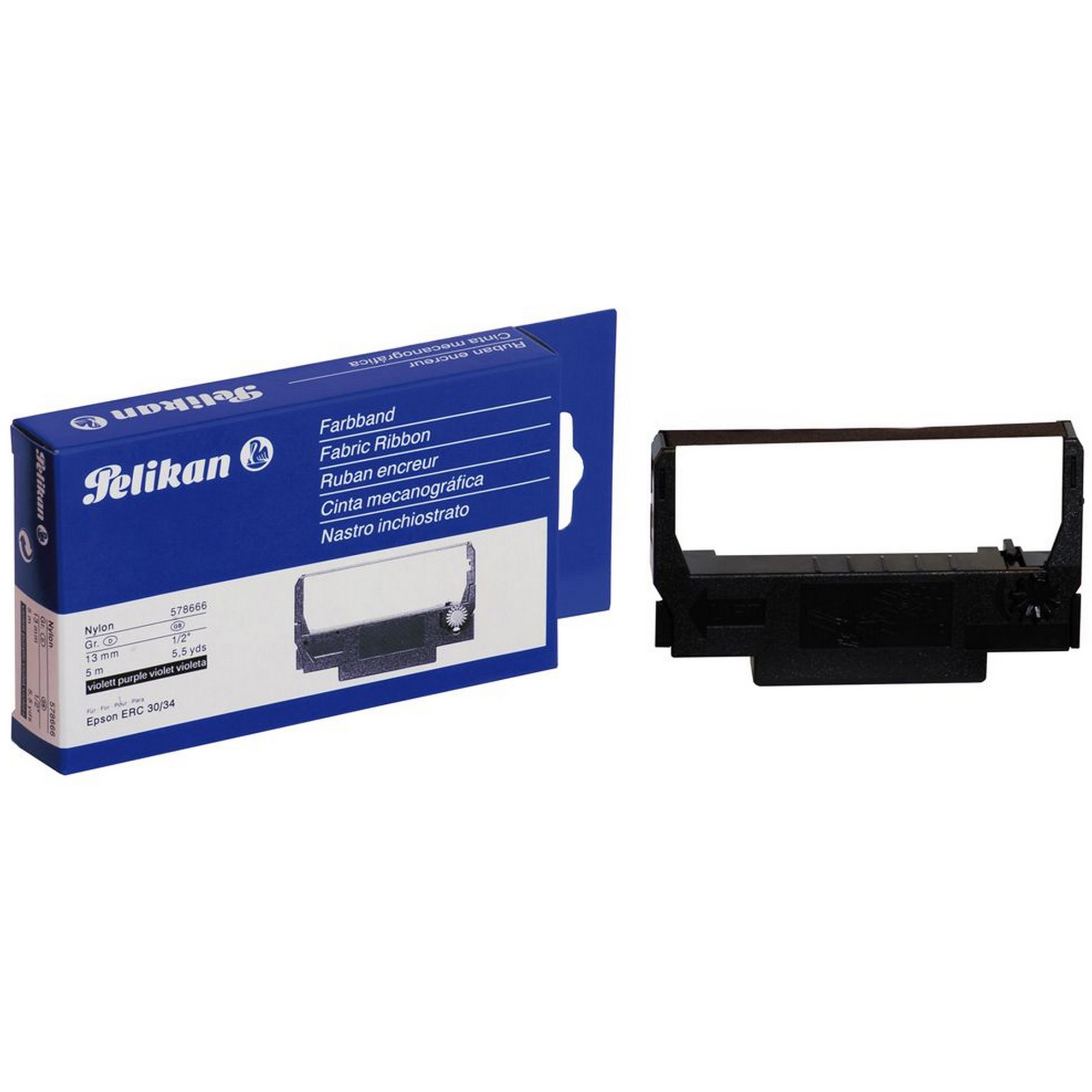 Pelikan 578666 Ribbon Compatible With Epson ERC30/34/38 Violet