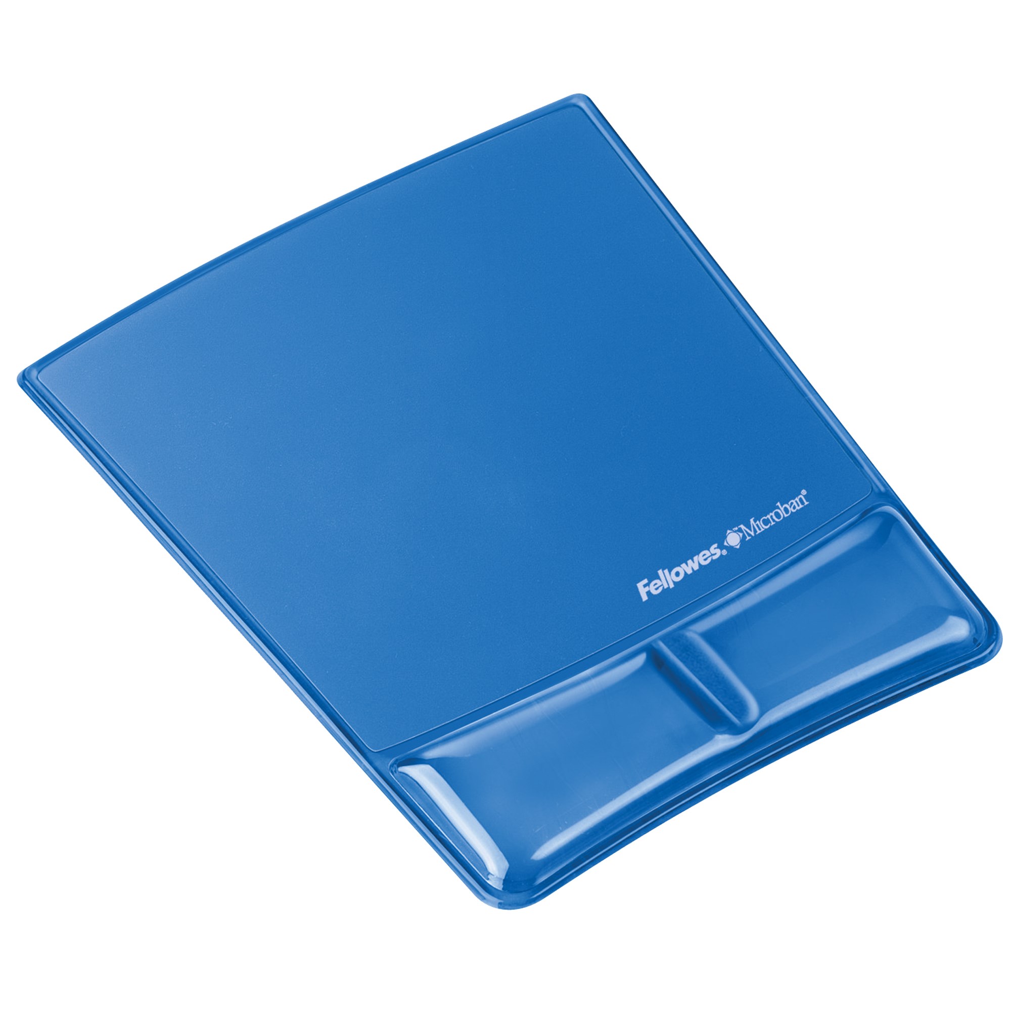 Fellowes Mouse Pad & Wrist Support Blue