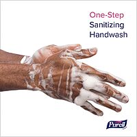PURELL Antimicrobial Foaming Hand Soap Refill, For ES10 Dispensers, Fragrance-Free, 1,200 mL, 2/Carton